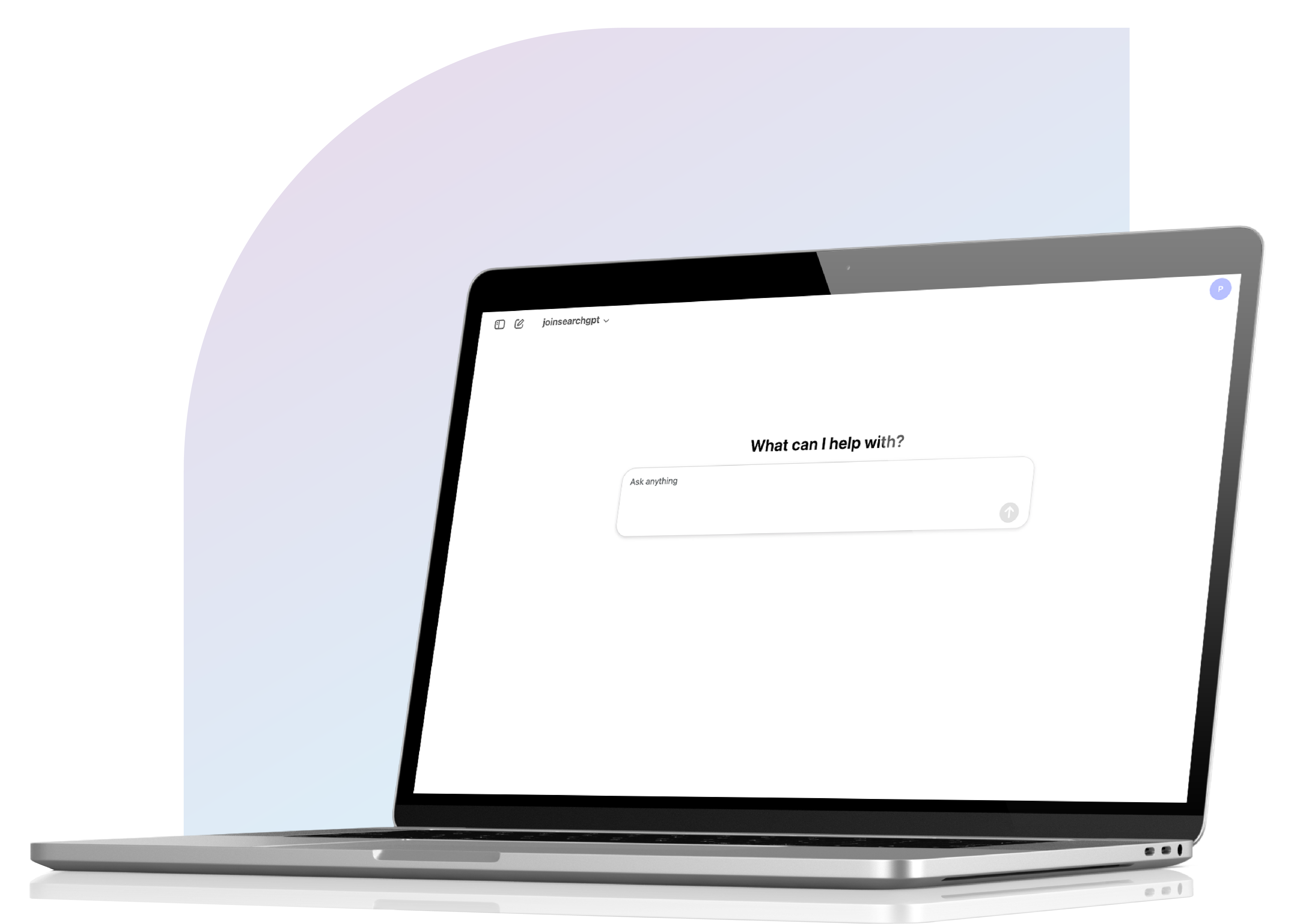 Laptop Displaying A SearchGPT Interface On Screen